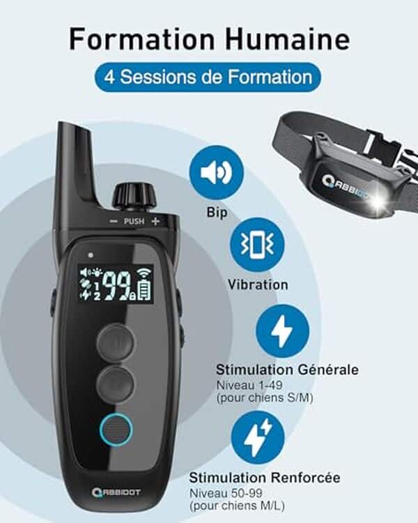 Découvrez notre test détaillé du collier de dressage ABBIDOT, idéal pour éduquer petits et grands chiens grâce à ses 151 niveaux.