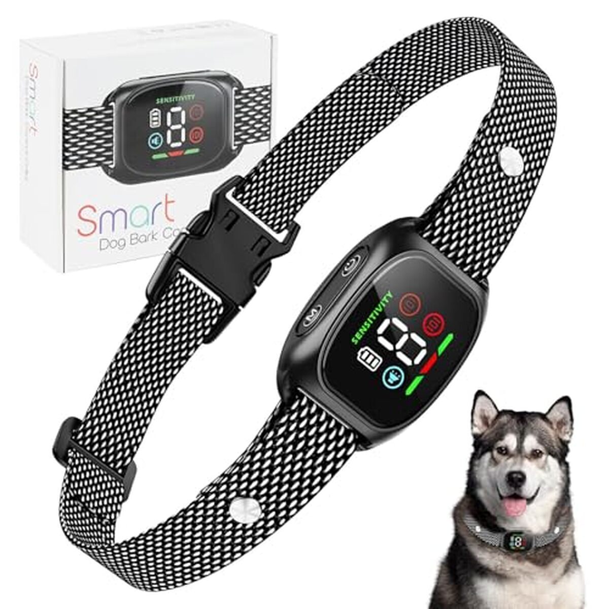 Test du collier anti-aboiement rechargeable IP67 multirace