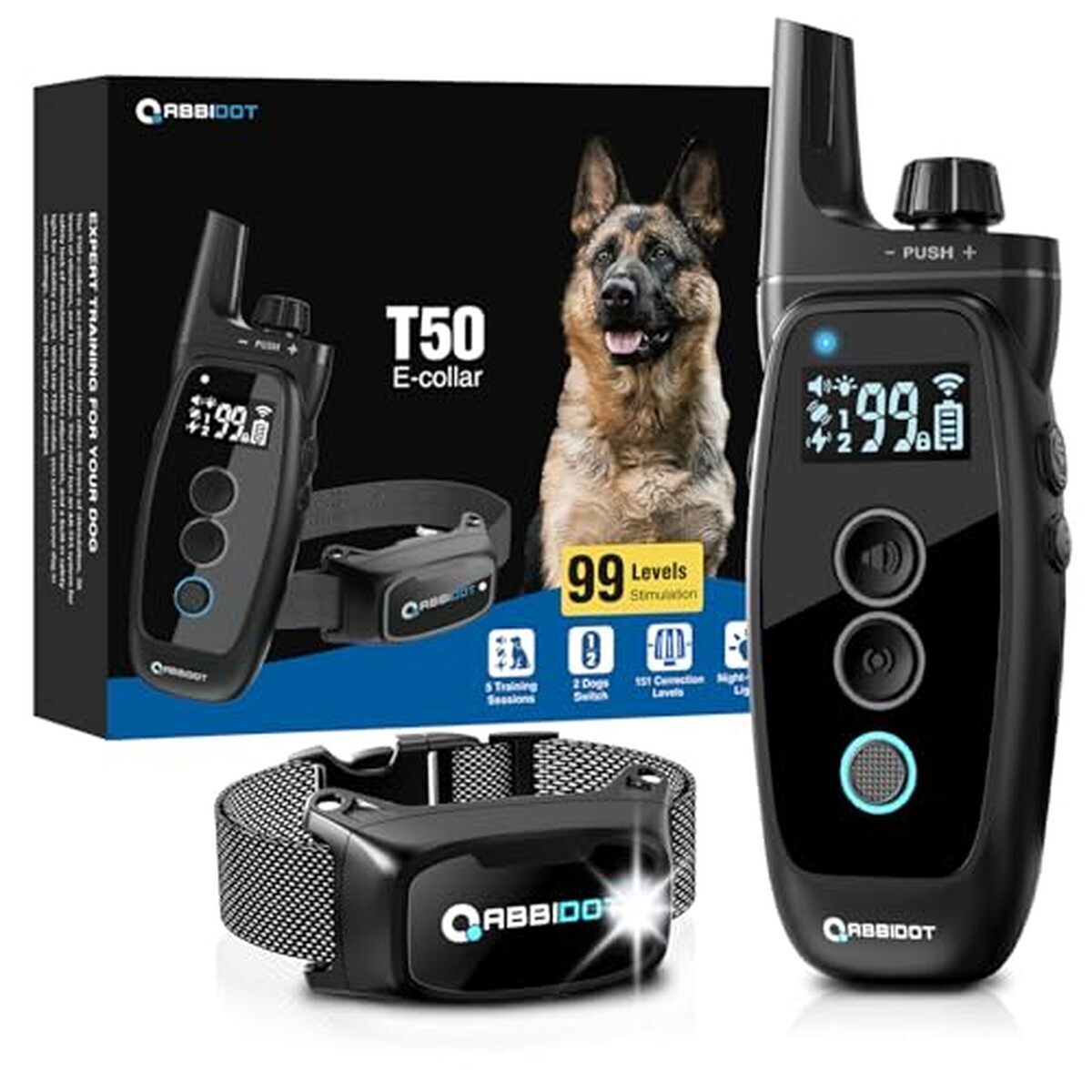 Test du collier de dressage ABBIDOT : 151 niveaux pour petits et grands chiens
