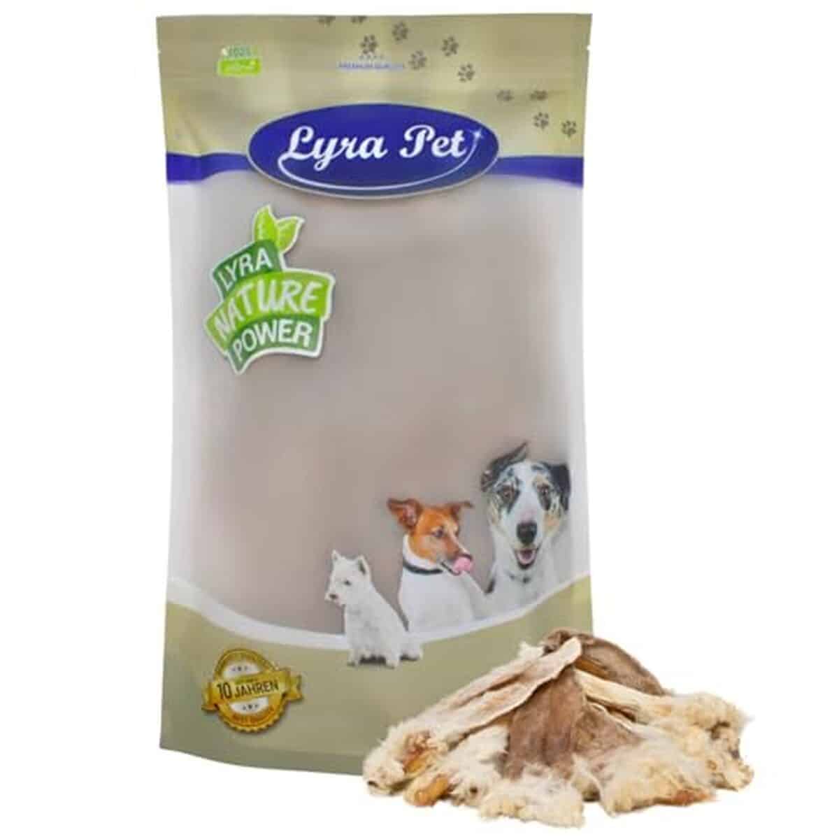 Test : friandises Lyra Pet oreilles de lapin 10 kg, nutriments et protéines pour chiens