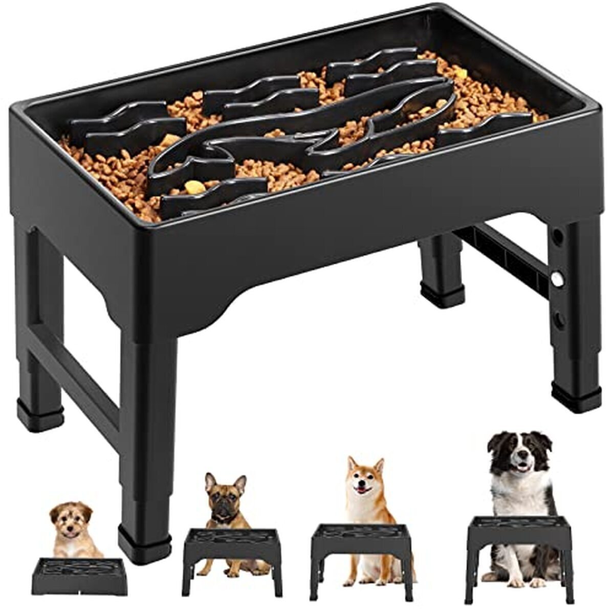 Test : tivray gamelle anti glouton pour chien, 2, 2L et hauteur réglable