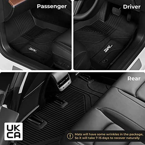 Découvrez notre test complet des tapis de sol TPE 3W pour Tesla Model 3 : imperméables et antidérapants, ils allient confort et sécurité pour une conduite sereine.