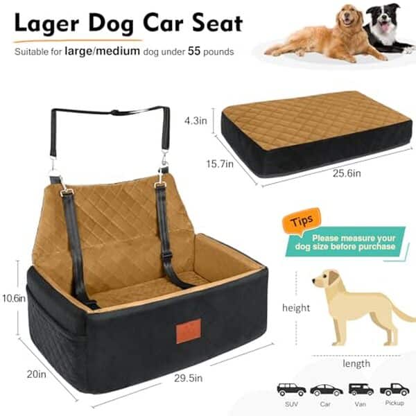 Découvrez notre avis détaillé sur le siège auto HEGCOIIE, conçu pour offrir confort et sécurité aux chiens jusqu'à 25 kg lors de vos trajets en voiture.