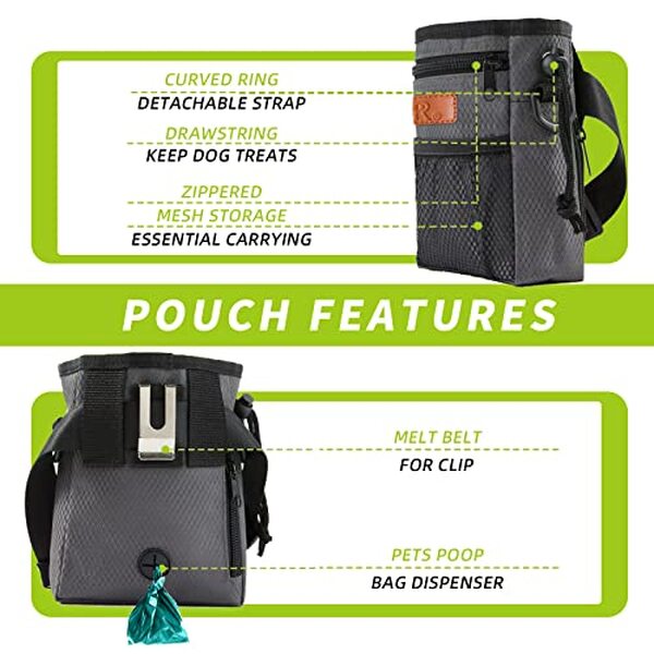 Découvrez notre test complet de la pochette de dressage pour chien : une solution idéale pour un transport facile et fonctionnel lors de vos promenades et séances d'entraînement