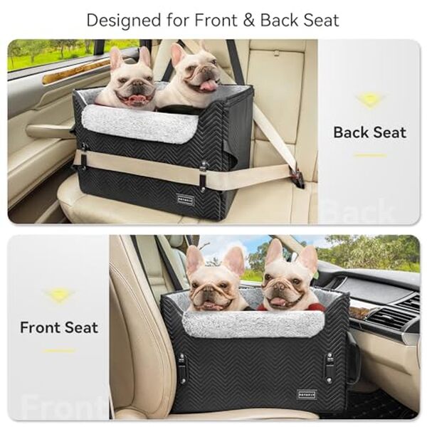 Découvrez notre test complet du siège auto compact Petsfit pour chien jusqu'à 12 kg : sécurité, confort et praticité au rendez-vous pour vos trajets en voiture avec votre compagnon à quatre pattes.