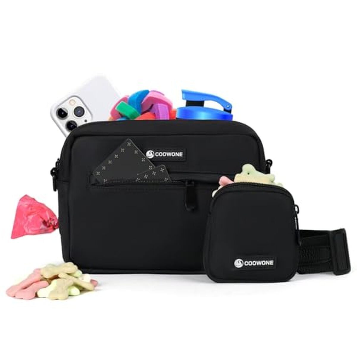 Test du sac de promenade étanche pour chien (noir) : pratique et innovant