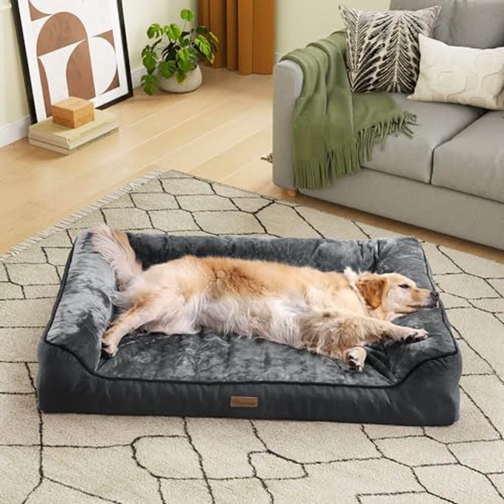 Test : yITAHOME panier orthopédique pour chien noir 135x107 cm