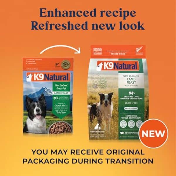 Explorez les bienfaits de la nourriture K9 Natural Lamb Supreme : une alimentation premium à base d'agneau pour le bien-être de votre chien.