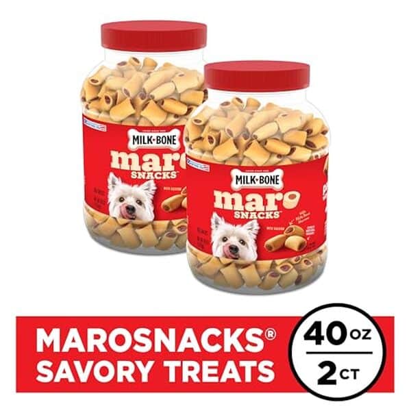 Découvrez notre analyse complète des friandises Milk-bone Marosnacks, un pack économique de 2 contenants de 40 oz pour gâter vos compagnons à quatre pattes