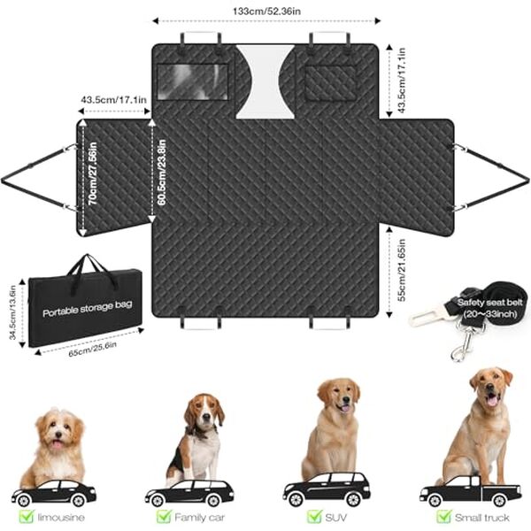 Découvrez notre test détaillé de la housse de siège AsFrost pour chiens noir imperméable : protection, durabilité et confort pour vos trajets en voiture. 