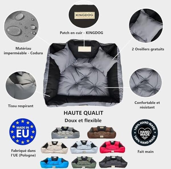 Découvrez notre test complet du lit King Dog XL pour grands chiens : confort premium, design élégant et durabilité pour votre compagnon. 