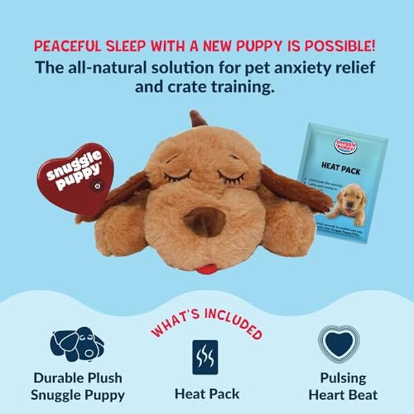 Découvrez notre avis complet sur le Snuggle Puppy Bisquit de SmartPetLove : le jouet réconfortant idéal pour apaiser votre chien et le rassurer au quotidien. 