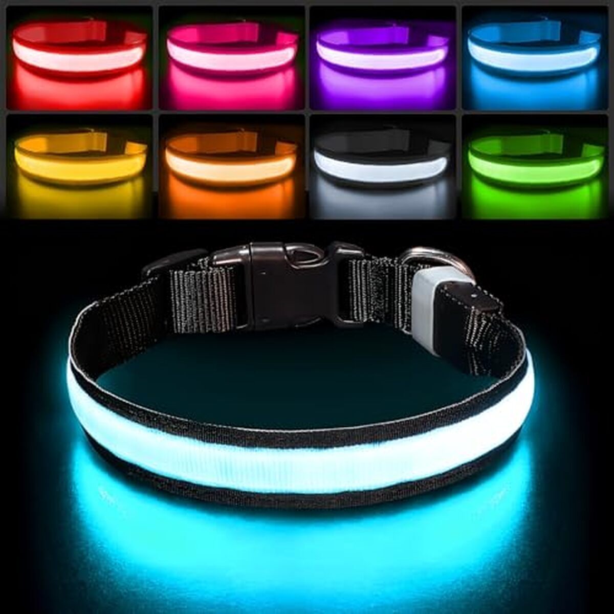 Avis sur le collier lumineux PcEoTllar : design led et étanchéité pour chiens