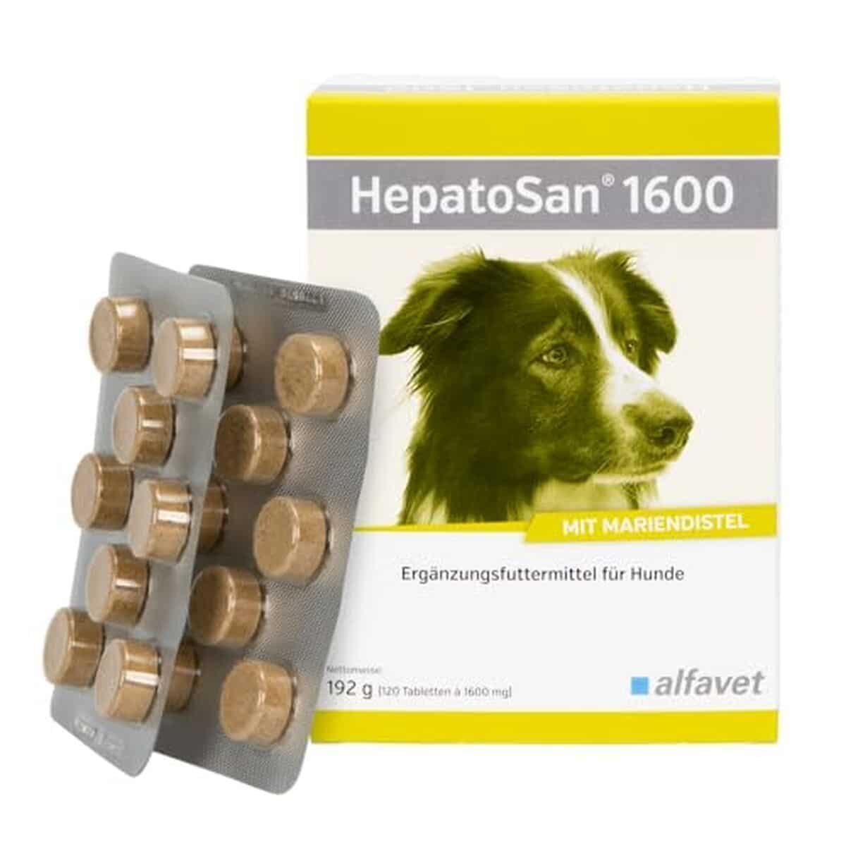 Test : alfavet HepatoSan 1600 pour chiens - soutien hépatique puissant