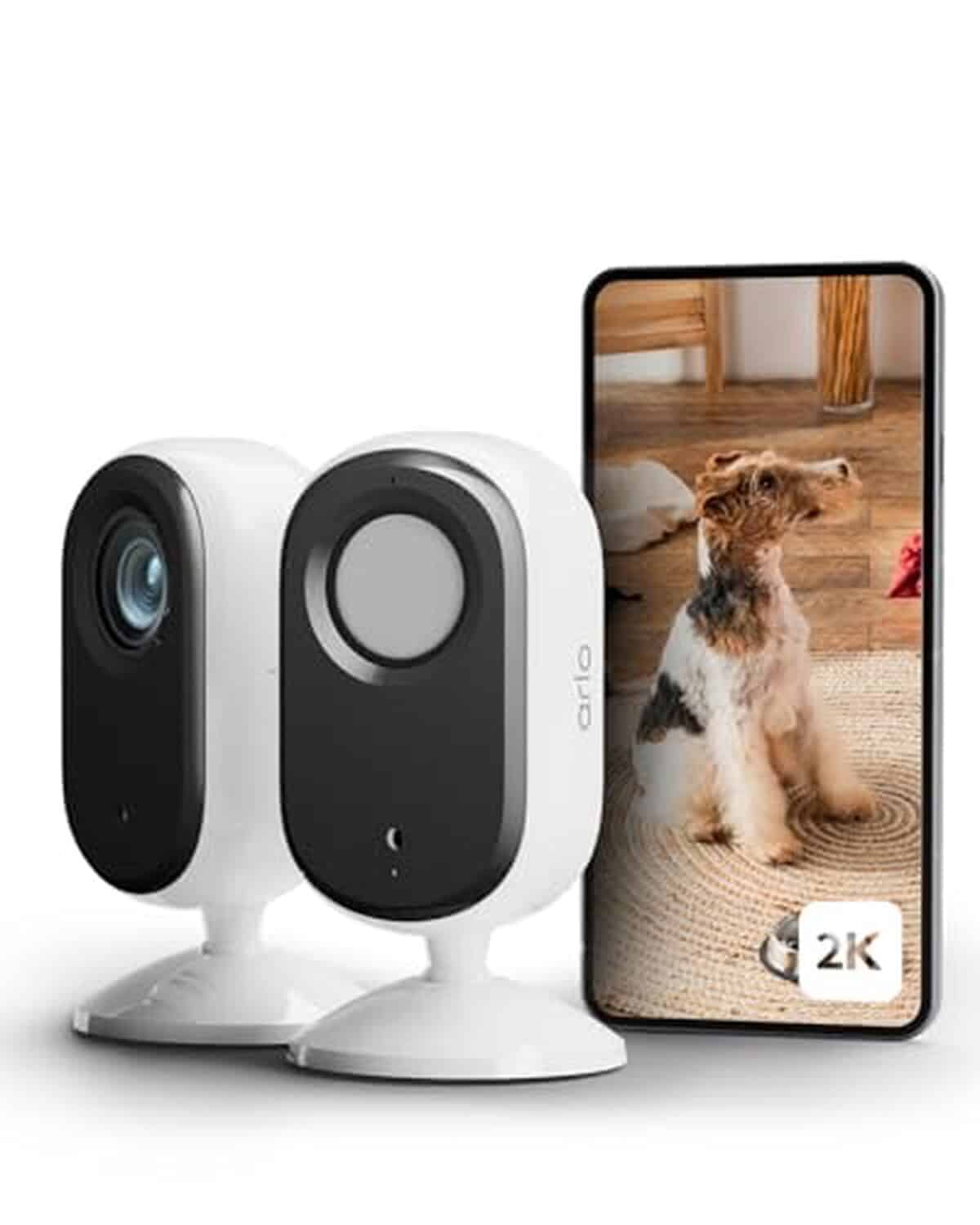 Test : caméra arlo essential 2 indoor 2k pour surveillance animale