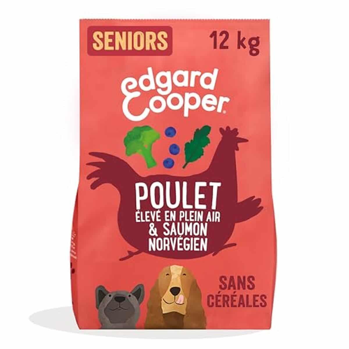Test : croquettes Edgard Cooper senior sans céréales pour chiens