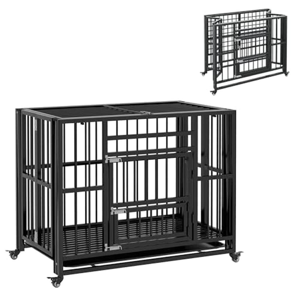 Test de la cage PawHut sur roulettes pour grands chiens
