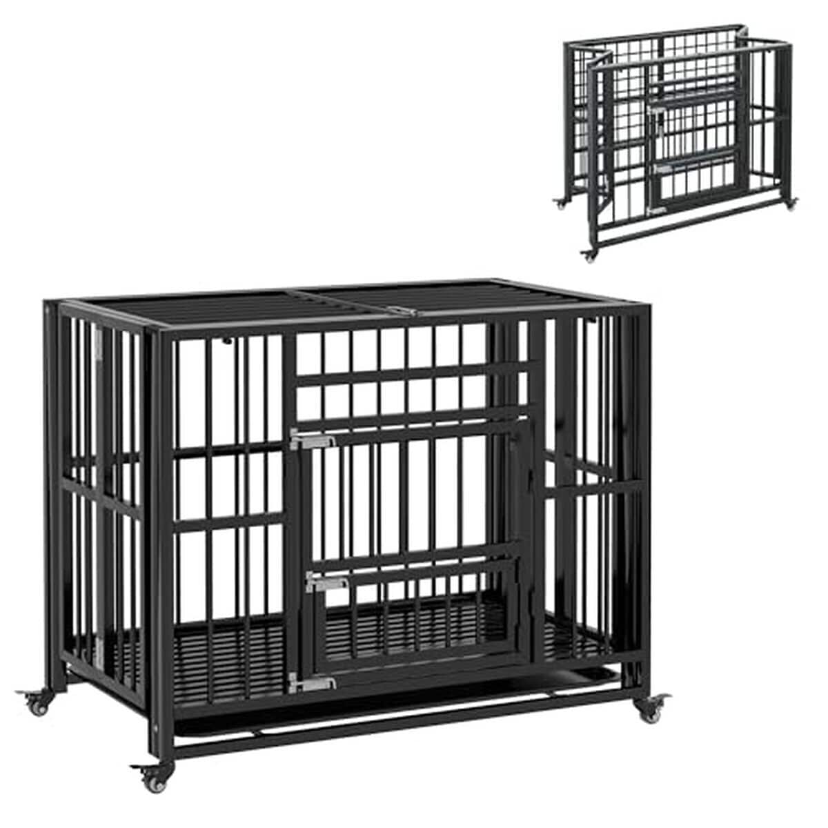 Test de la cage PawHut sur roulettes pour grands chiens