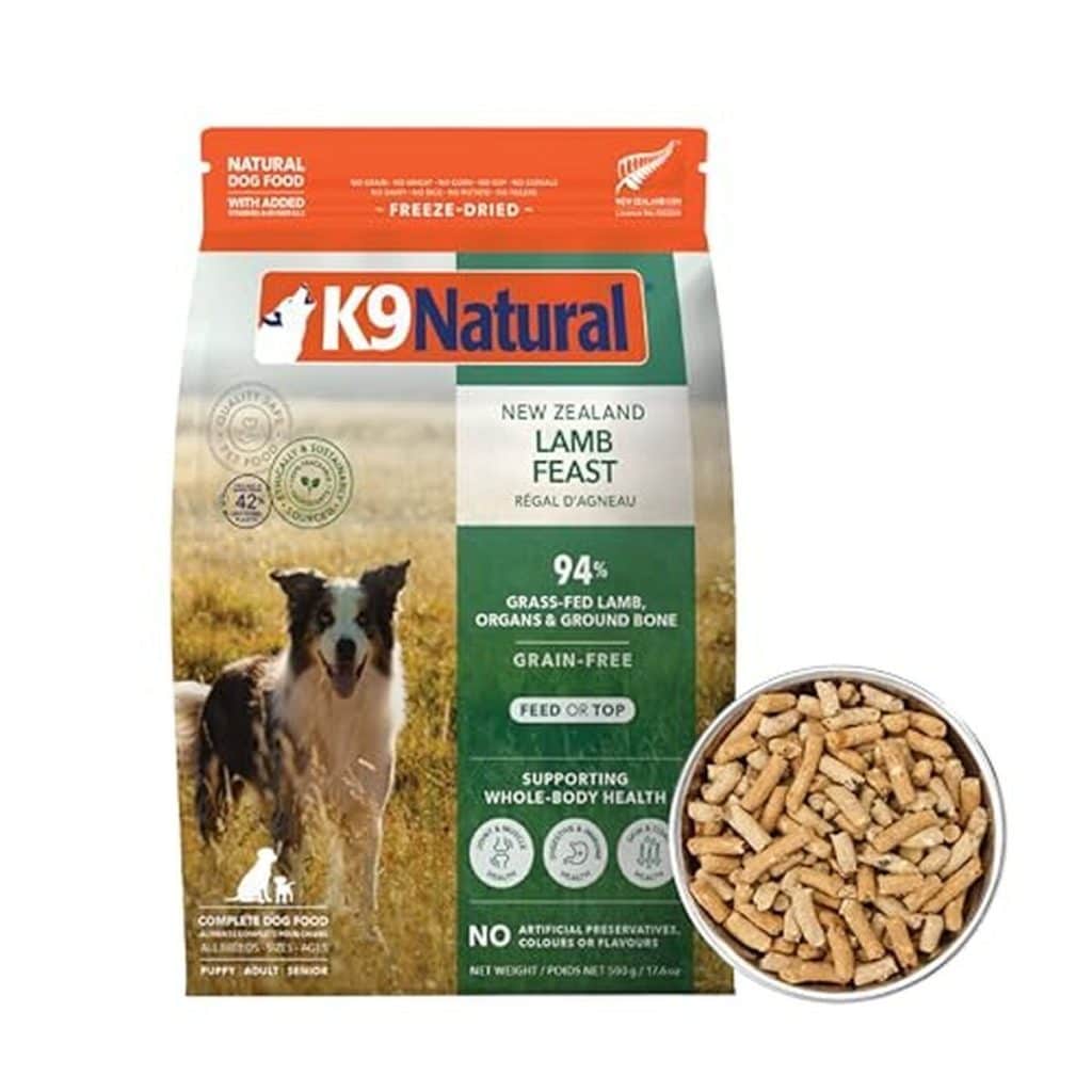 Test De La Nourriture Pour Chien K9 Natural Lamb Supreme : agneau 500 G