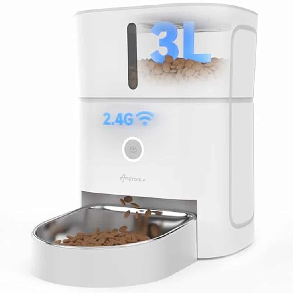 Test du distributeur croquettes connecté Apetdola 3L pour chat et chien