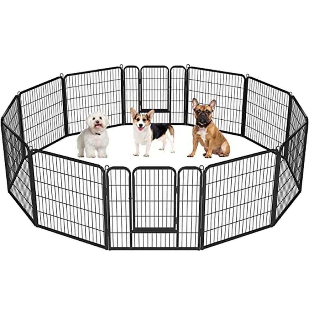 Test : parc pour chien Yaheetech 12 panneaux en métal