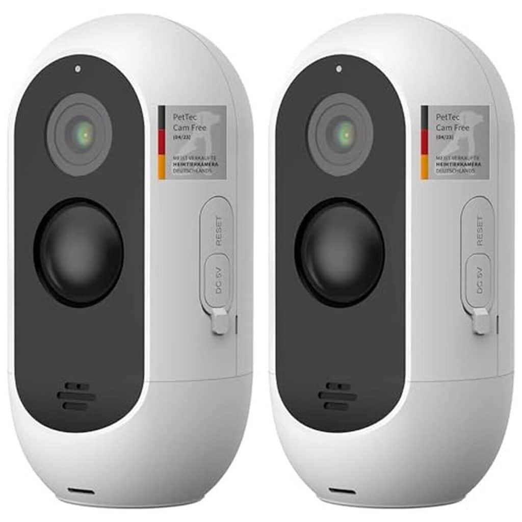 Test PetTec Cam Free : lot de 2 caméras sans fil pour animaux