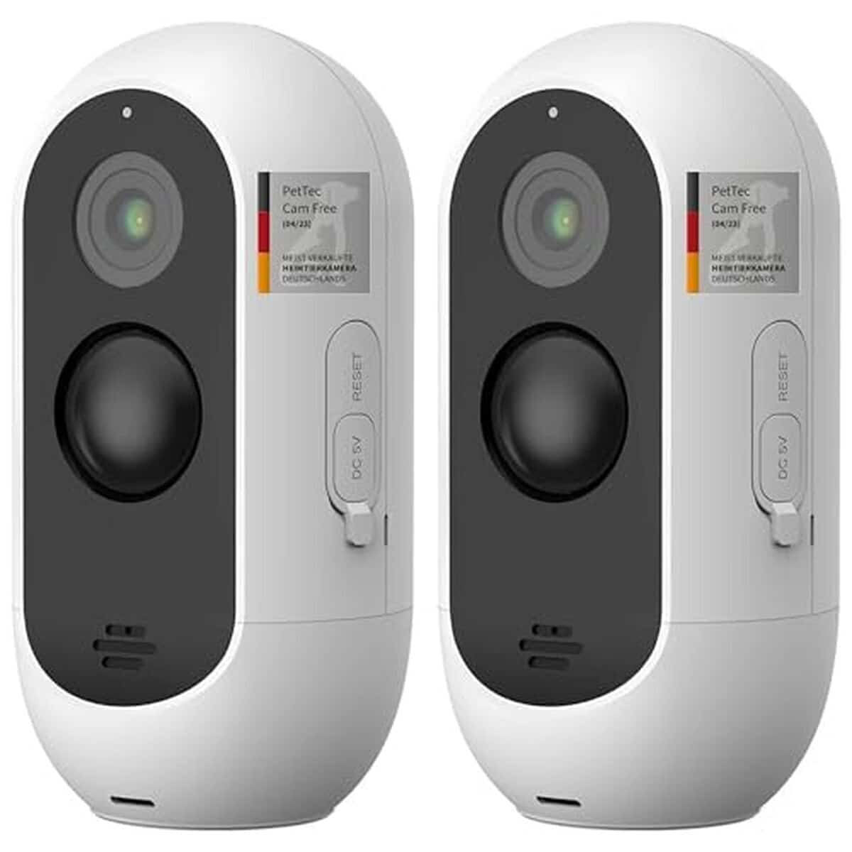 Test PetTec Cam Free : lot de 2 caméras sans fil pour animaux