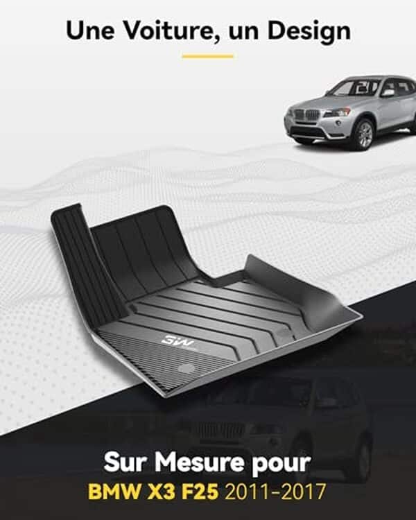 Découvrez notre test complet du tapis de sol 3W X3 pour F25. Un revêtement antidérapant durable, facile à nettoyer et parfait pour protéger votre véhicule. Avis et caractéristiques détaillées. 