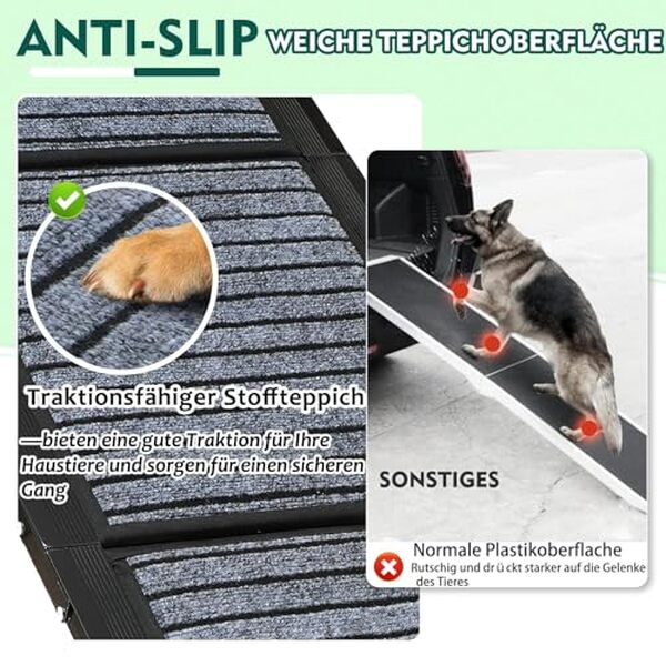 Découvrez notre test détaillé de la rampe pour chien extra longue et pliable de 170 cm. Caractéristiques, avantages et avis pour faciliter l'accès de votre chien à la voiture. 