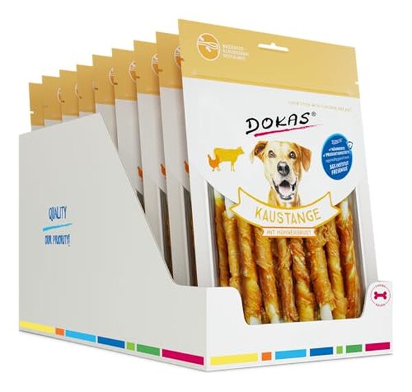 Découvrez notre test des bâtons à mâcher Dokas sans céréales pour chien. Avis honnête, composition et efficacité pour la santé dentaire de votre animal. 