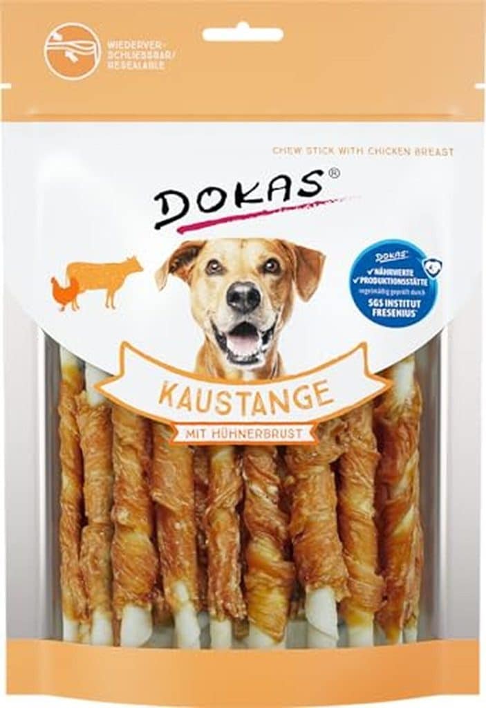 Test : bâtons à mâcher Dokas sans céréales pour chien
