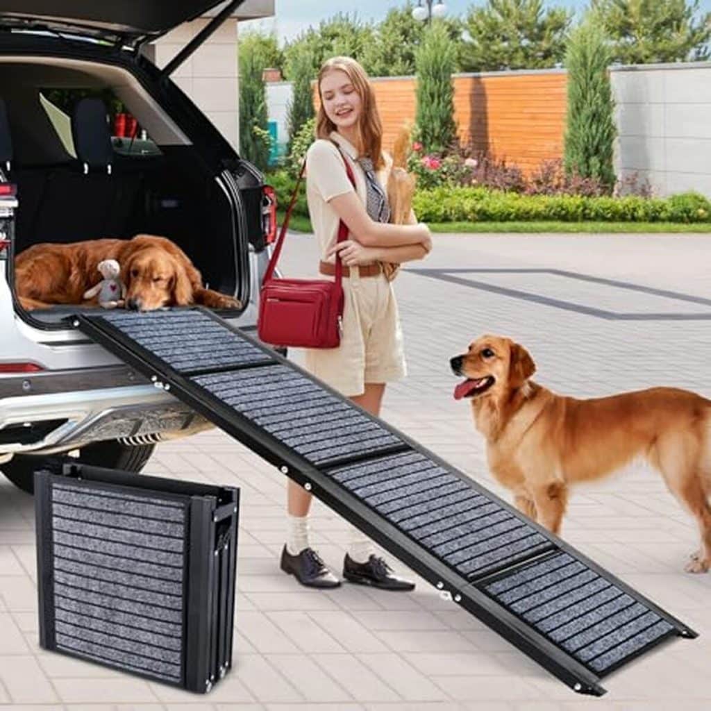 Test : rampe pour chien extra longue et pliable, 170 cm