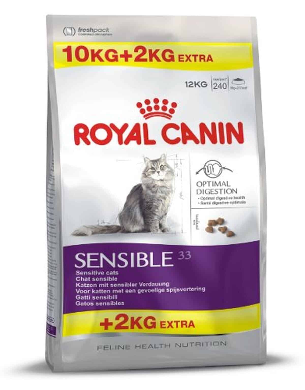Test : royal canin féline sensible 33 - nourriture chat 12 kg