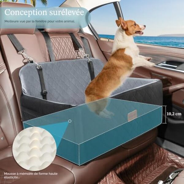 Découvrez notre test détaillé du siège auto HEGGCOOE pour chiens moyen/grand : confort, sécurité et praticité pour vos trajets en voiture. 