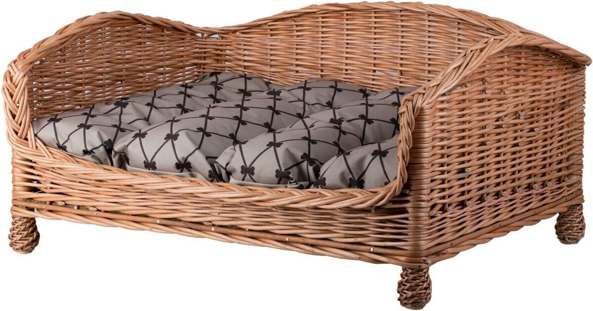 Panier pour chien en osier e-wicker24 : confort, design et qualité naturelle