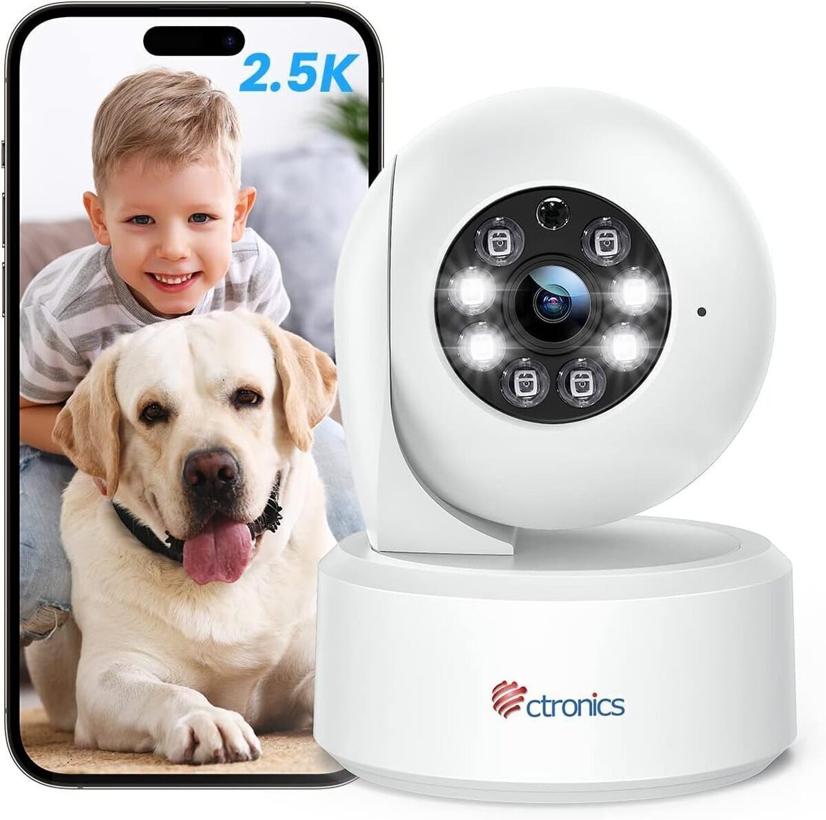 Test de la caméra WiFi Ctronics 2, 5K : surveillance efficace et vision nocturne