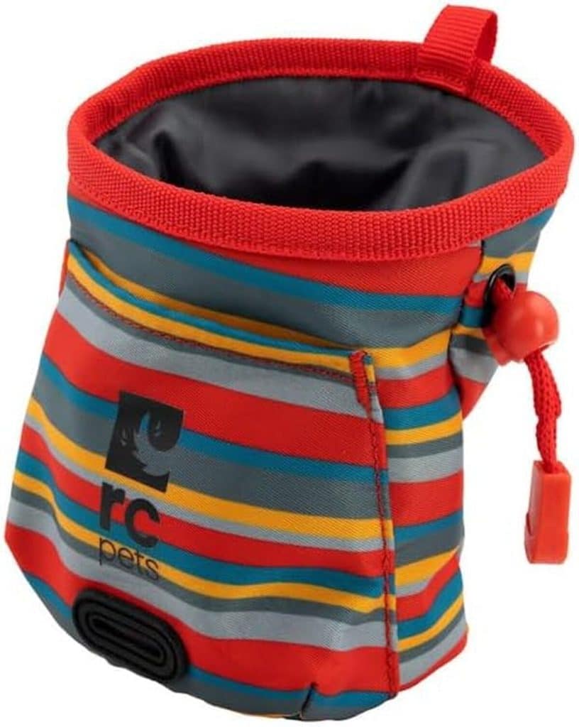 Test du sac à friandises polyvalent RC Pet Products : rayures multiples