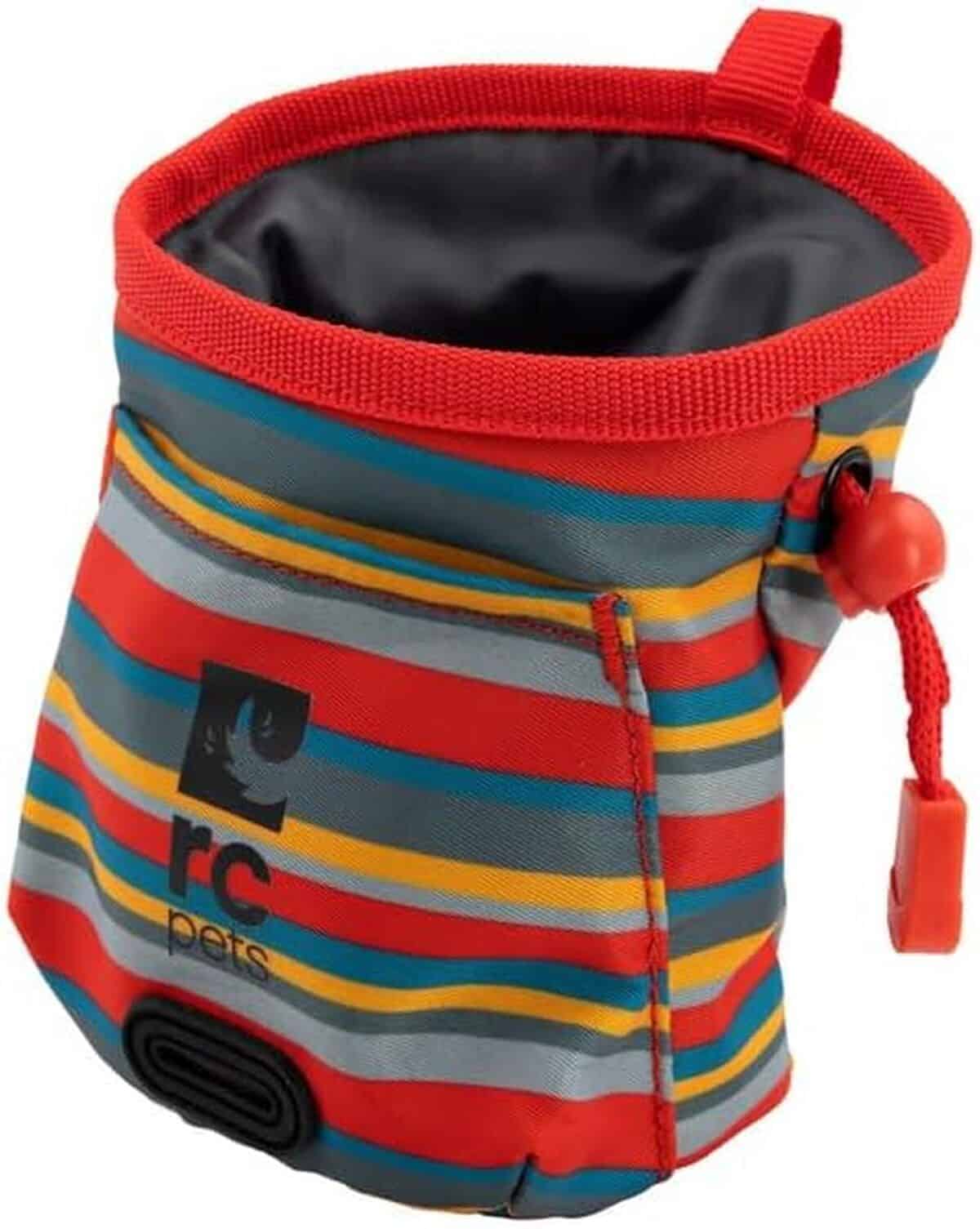 Test du sac à friandises polyvalent RC Pet Products : rayures multiples