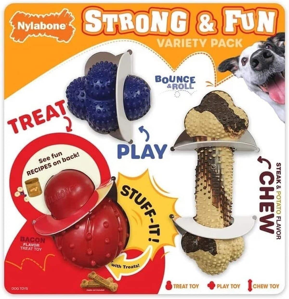 Test : jouets à mâcher Nylabone résistants en caoutchouc pour chiens