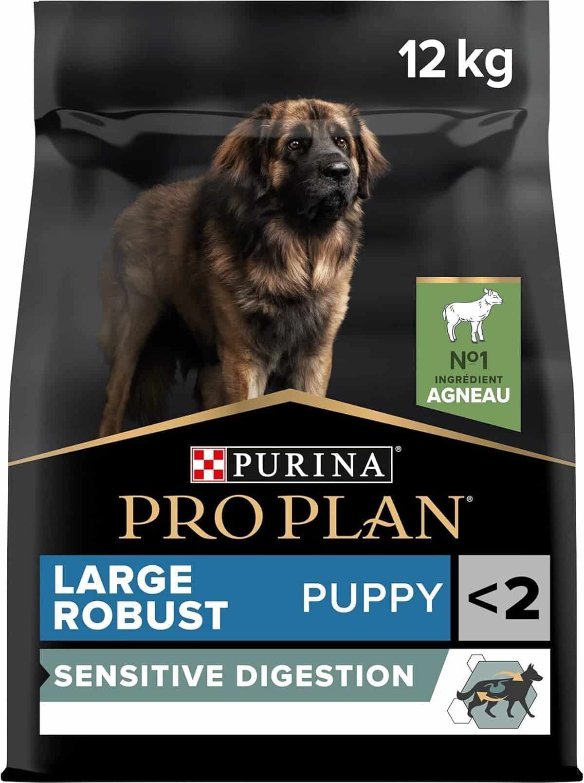 Test purina pro plan : croquettes pour chiot grande taille sensible