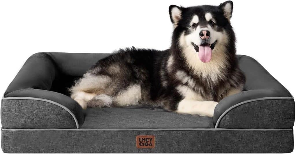 Test du panier orthopédique pour chien XXL EHEYCIGA
