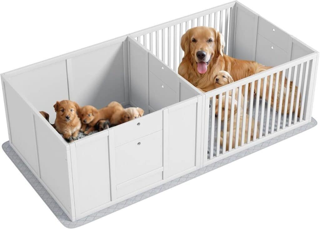 Test du parc à chiots PawHut : mise bas simplifiée et sécurisée