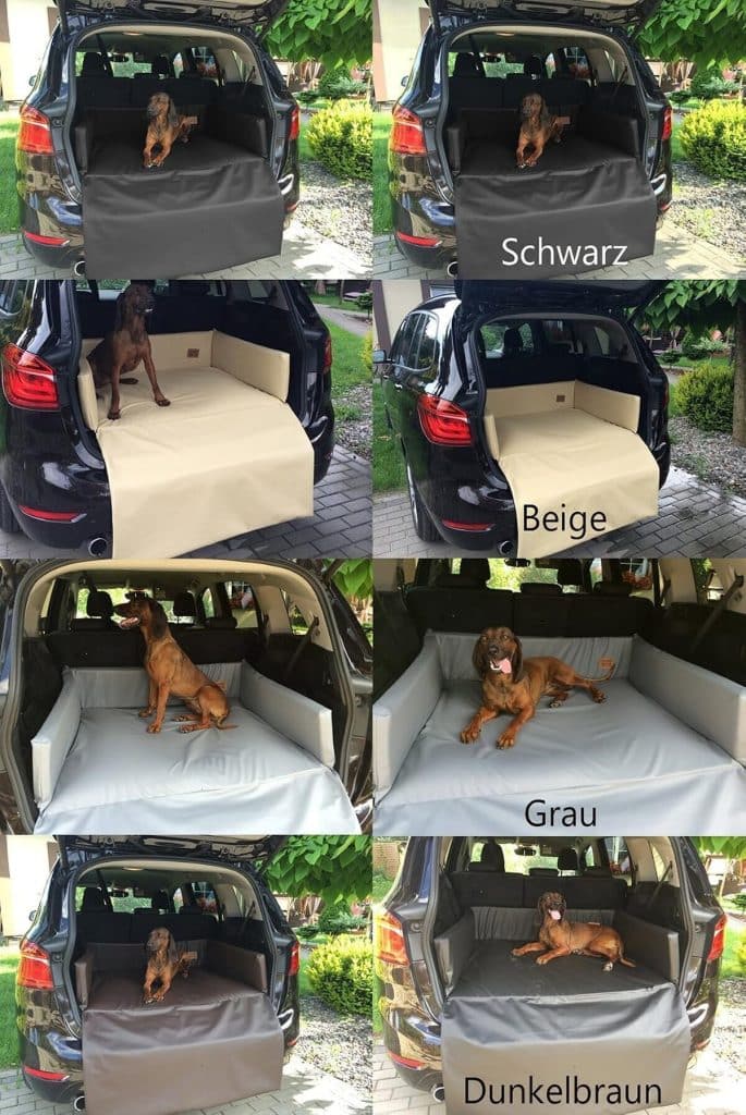Test du tapis de coffre pour chien de Siège auto en cuir synthétique