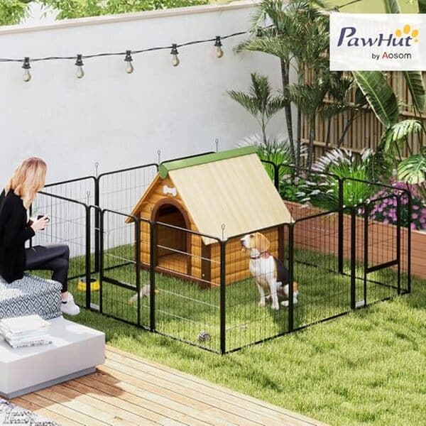 Découvrez notre test complet du parc modulable PawHut 12 panneaux : caractéristiques, avantages et avis pour choisir le meilleur enclos pour votre chien.