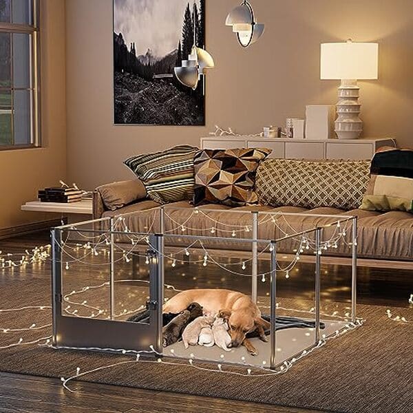 Découvrez notre test complet du parc enclos XXL en acrylique pour chiens : caractéristiques, avantages et inconvénients pour bien choisir.