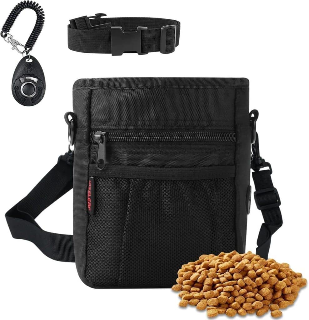 Test de la pochette kissleaf pour friandises canine