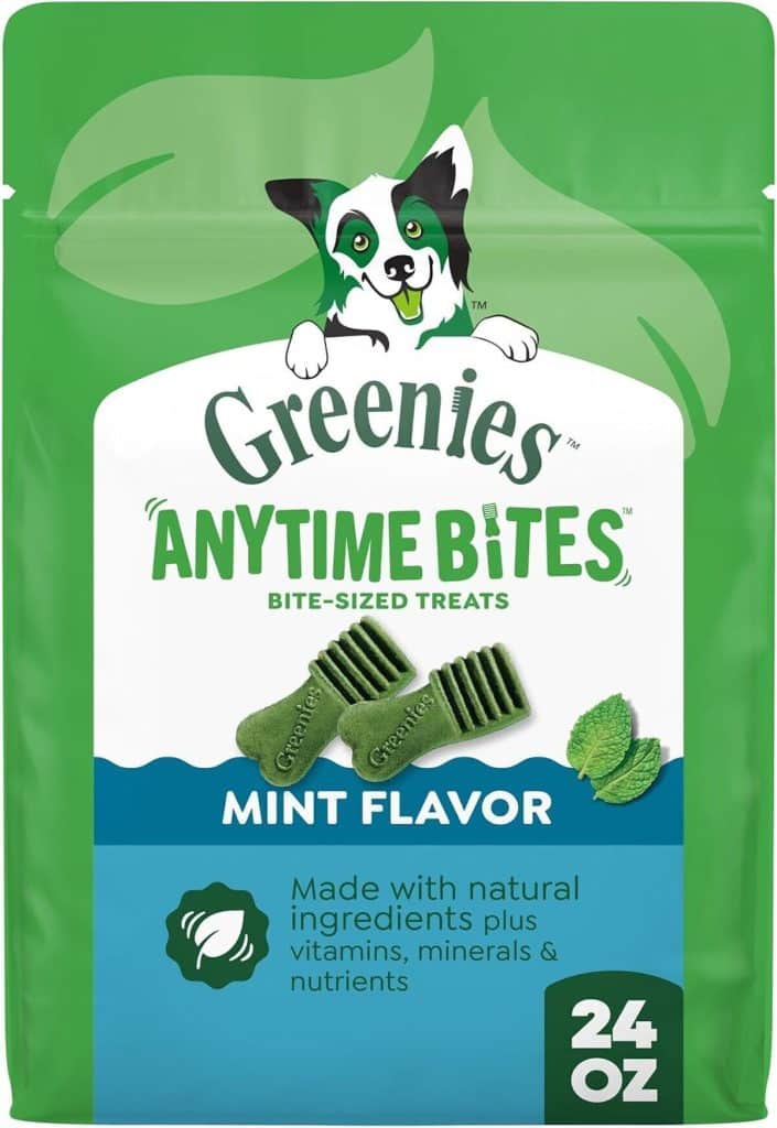 Test : friandises Greenies Anytime saveur menthe
