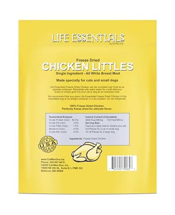 Découvrez notre test complet du gel de vie poulet séché Cat-Man-Doo Essentials Littles 4pk : composition, avantages et avis pour votre chat.