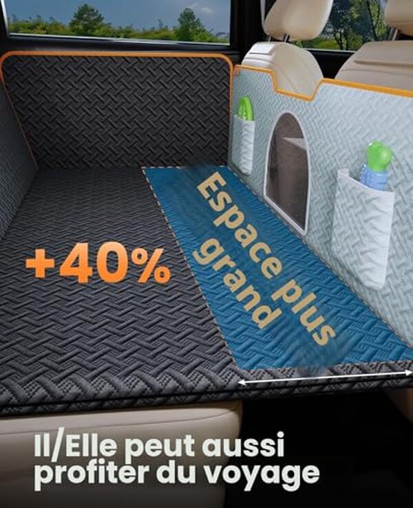 Découvrez notre test de la housse voiture chien oneisall, la solution idéale pour protéger votre siège arrière. Protection solide et durable contre les griffes et saletés. 