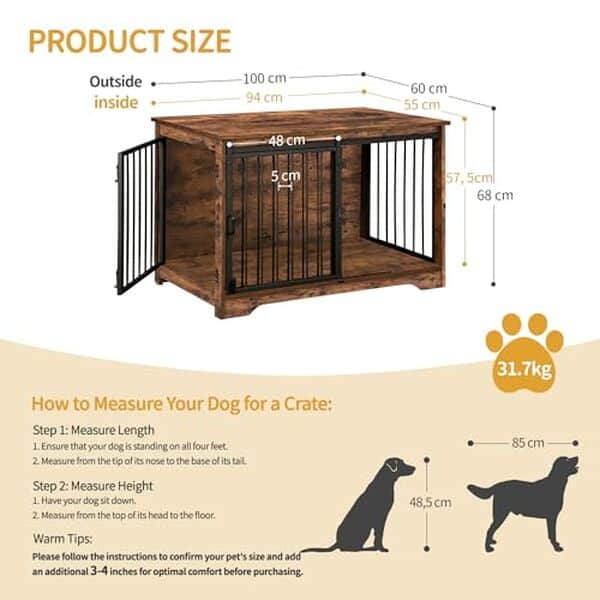 Découvrez notre test détaillé de la cage pour chien hzuaneri DFC02301B marron rustique 100 cm : dimensions, qualité, installation et avis complet pour bien choisir. 